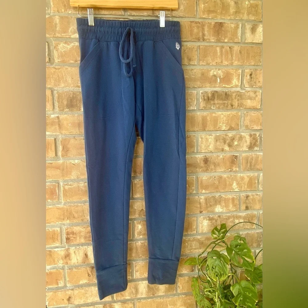 Free People Movement Sunny Skinny Sweatpants Joggers, Blue, Size XS - Picture 5 of 8